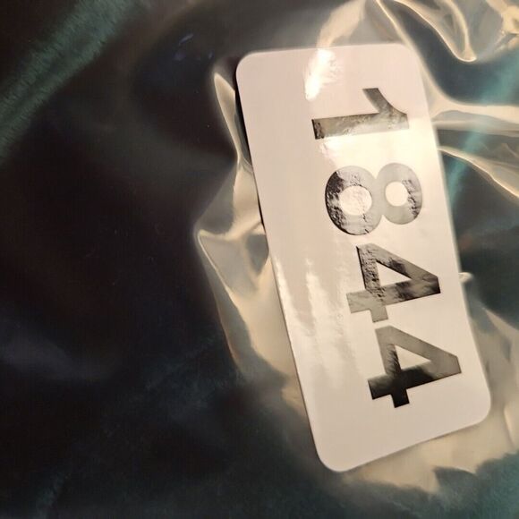 Chinawear By Morsly Women's Sm Green Velour Mock Neck Top long sleeve Vintage - Picture 8 of 9